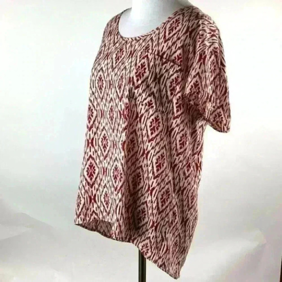 Paper Kite top large geometric hi-lo lightweight - Picture 5 of 7